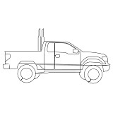 truck with pipes block